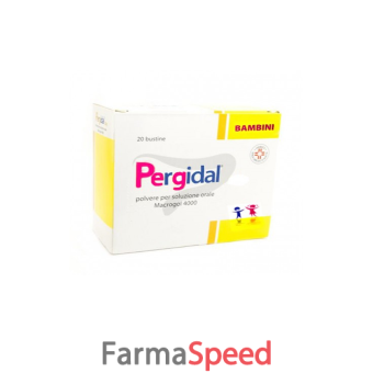 pergidal - bambini 3,6 g polvere per soluzione orale 20 bustine da 8,65 g