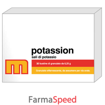 potassion - granulato effervescente 30 bustine monodose in carta/al/pe