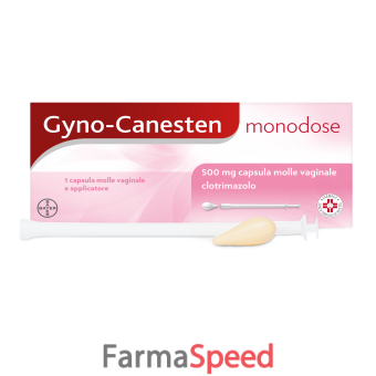 gynocanesten mono - 500 mg capsula molle vaginale 1 capsula in blister pvc/pvdc/pvc