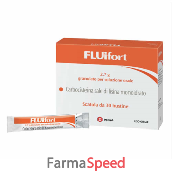 fluifort granulato per soluzione orale  2,7 g 30 bustine