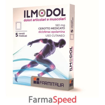 ilmodol dolori articolari e muscolari*5 cerotti medicati 180 mg