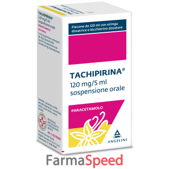 tachipirina* orale sospensione 120 ml - 120 mg/5 ml - siringa dosatrice