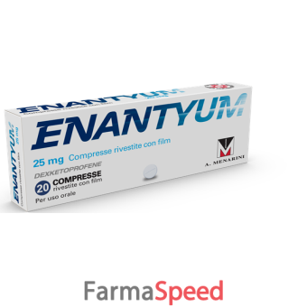 enantyum*20 compresse rivestite 25 mg