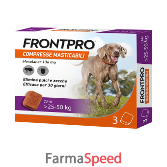 frontpro 3 compresse per cani 25-50 kg 136mg