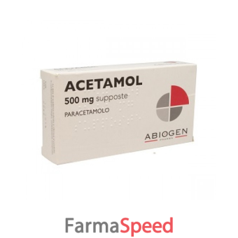 acetamol - 500 mg supposte 10 supposte 