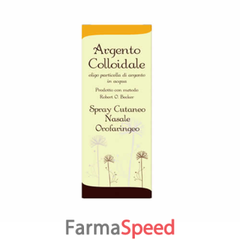 argento colloidale ionico 20 ppm 50 ml spray