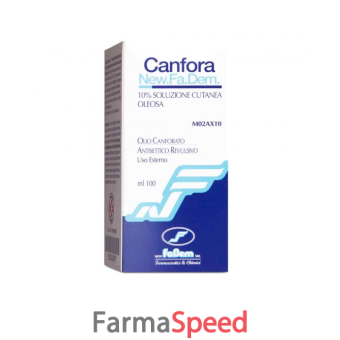 canfora - 10% soluzione cutanea 1 flacone 100 ml di soluzione oleosa 