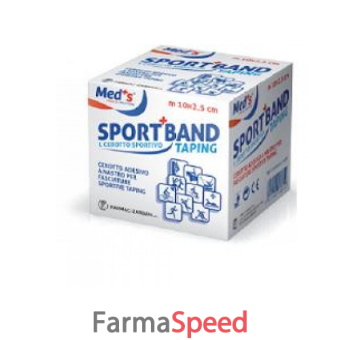 meds cerotto in tela bianca sportivo dimensioni 10 mt x 3,8 cm 