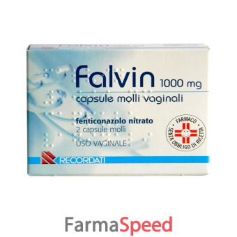 falvin - 1.000 mg capsule molli vaginali 2 capsule 