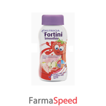 fortini smoothie multi fibre gusto frutti rossi 200 ml