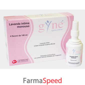 gyne' lavanda vaginale 4 flaconcini da 140 ml