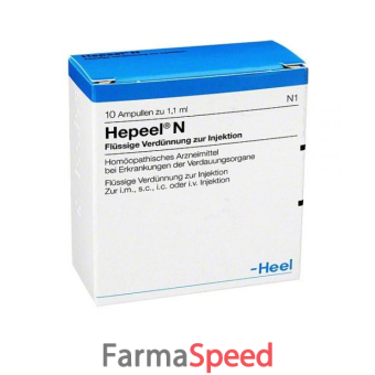 heel hepeel 10 fiale da 1,1 ml l'una