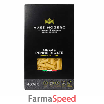 massimo zero mezze penne rigate senza glutine 400 g