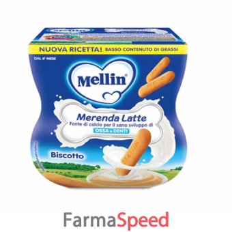 mellin merenda latte biscotto 2 x 100 g