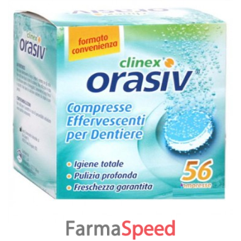 orasiv clinex 56 compresse effervescenti