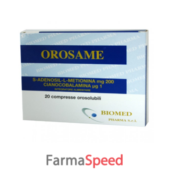 orosame 20 compresse