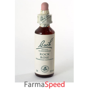 rock rose bach gocce da 30ml