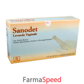 sanodet lavanda vaginale 4 flaconi 140 ml