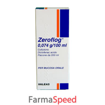 zeroflog - 0,074 g/100 ml collutorio 1 flacone da 200 ml 