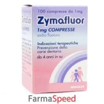 zymafluor - 1 mg compresse 100 compresse 