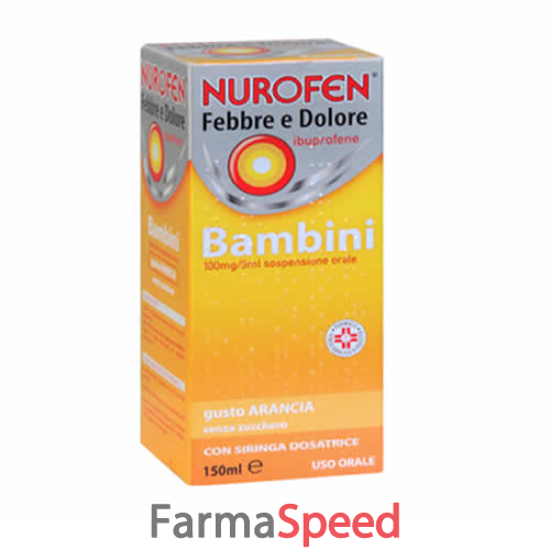 Nurofen Febbre D Mg Ml Bambini Sospensione Orale Gusto Arancia